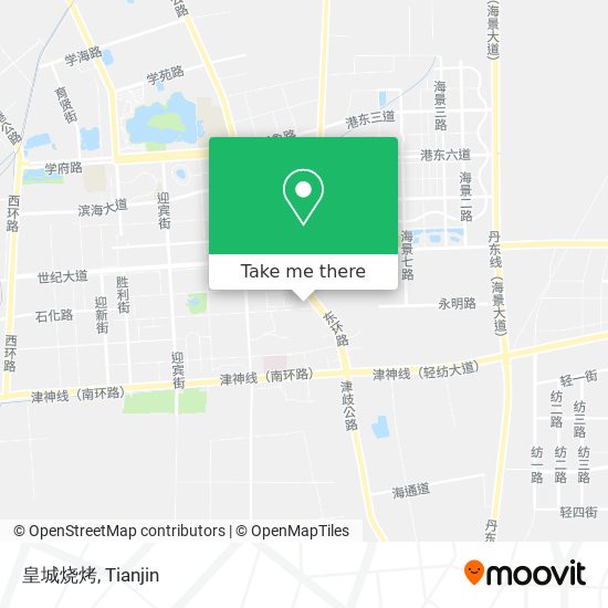 皇城烧烤 map