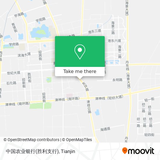 中国农业银行(胜利支行) map