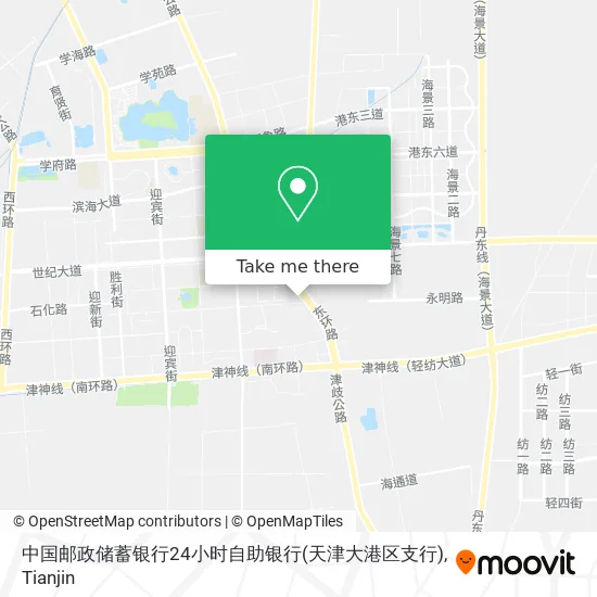 中国邮政储蓄银行24小时自助银行(天津大港区支行) map