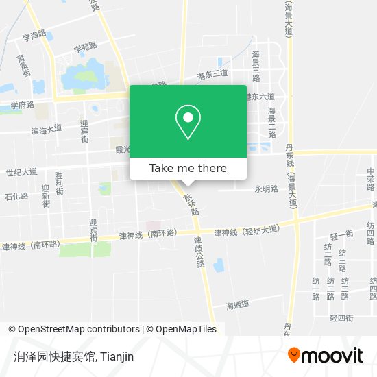 润泽园快捷宾馆 map