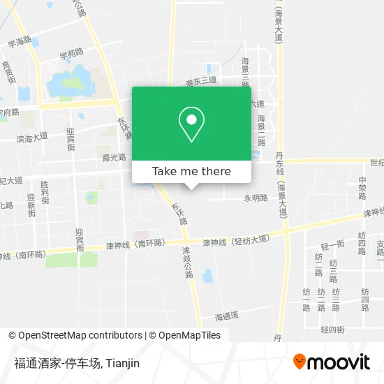 福通酒家-停车场 map