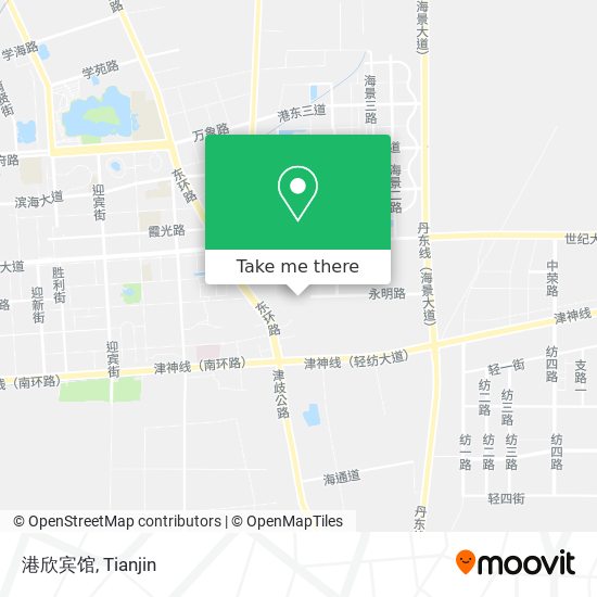 港欣宾馆 map