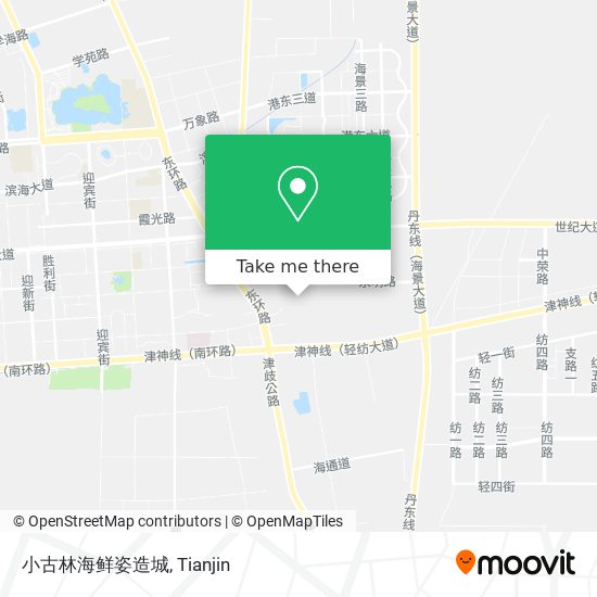 小古林海鲜姿造城 map