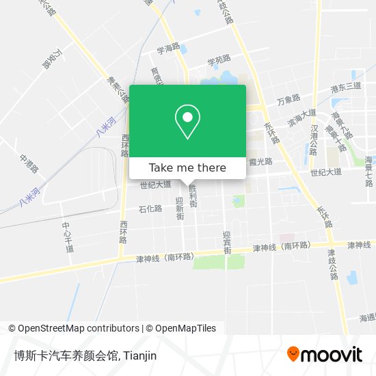 博斯卡汽车养颜会馆 map