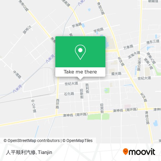 人平顺利汽修 map
