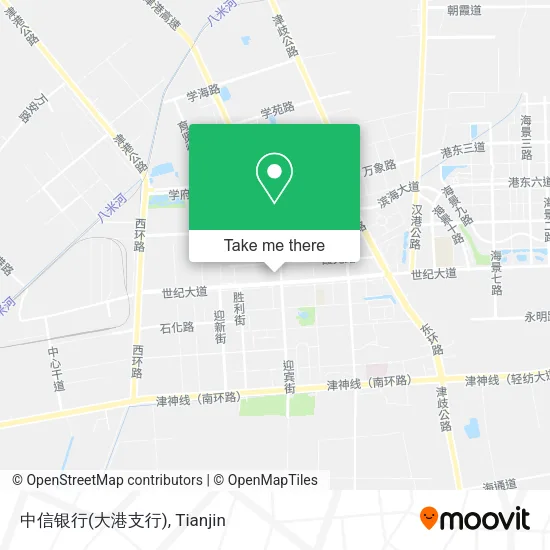 中信银行(大港支行) map