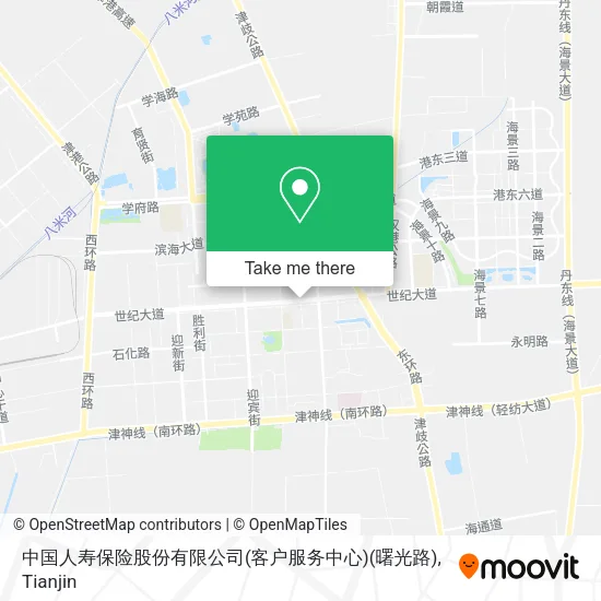 中国人寿保险股份有限公司(客户服务中心)(曙光路) map