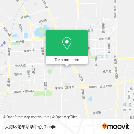 大港区老年活动中心 map