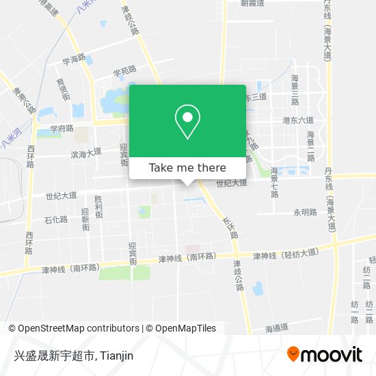 兴盛晟新宇超市 map