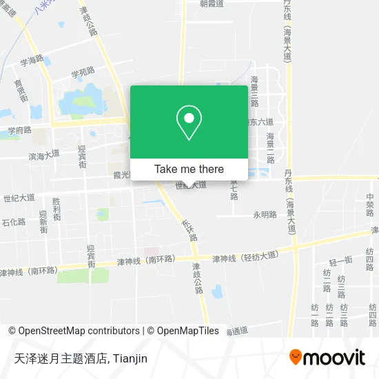 天泽迷月主题酒店 map