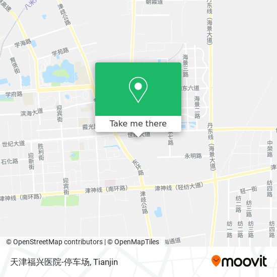天津福兴医院-停车场 map