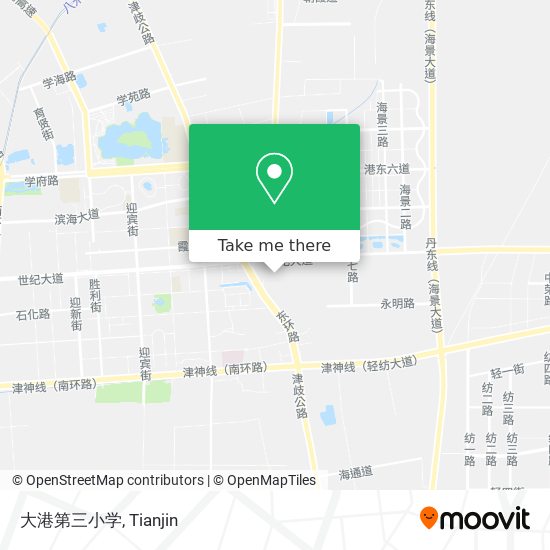 大港第三小学 map