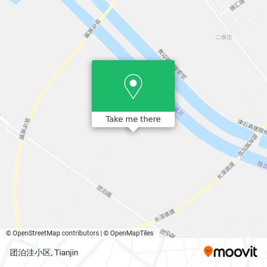 团泊洼小区 map