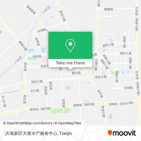 滨海新区大港水产服务中心 map