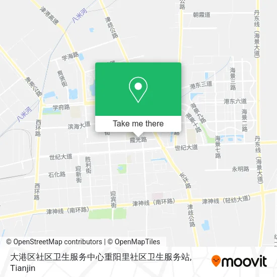 大港区社区卫生服务中心重阳里社区卫生服务站 map