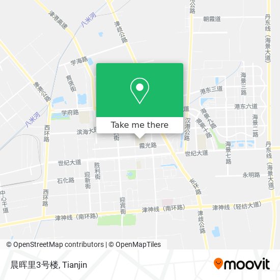 晨晖里3号楼 map
