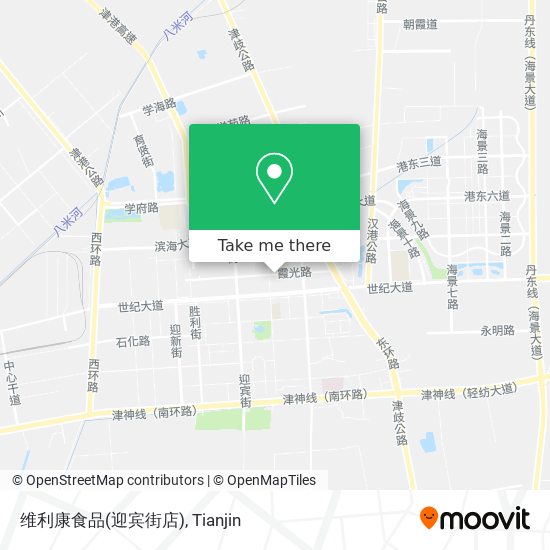 维利康食品(迎宾街店) map