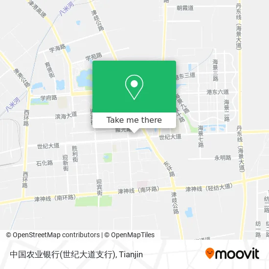 中国农业银行(世纪大道支行) map