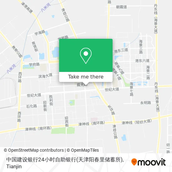 中国建设银行24小时自助银行(天津阳春里储蓄所) map