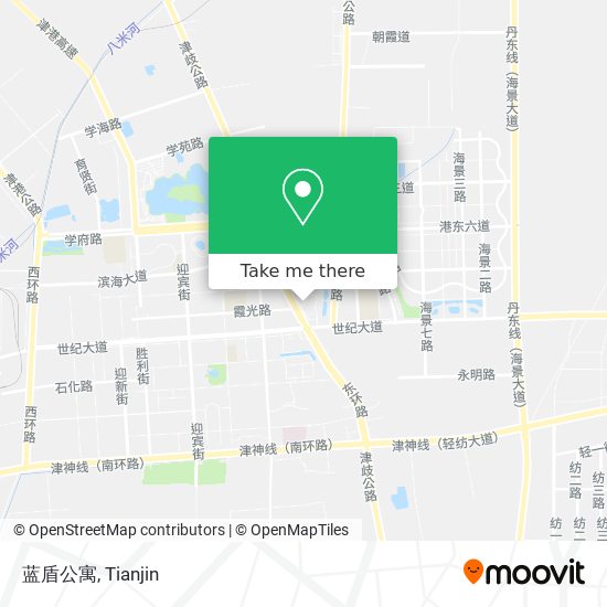 蓝盾公寓 map