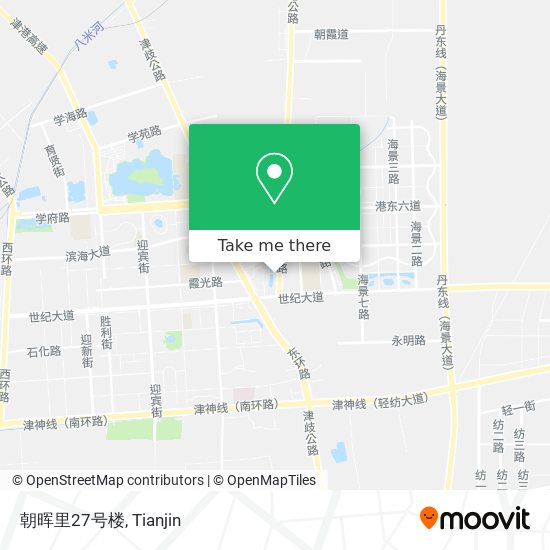 朝晖里27号楼 map
