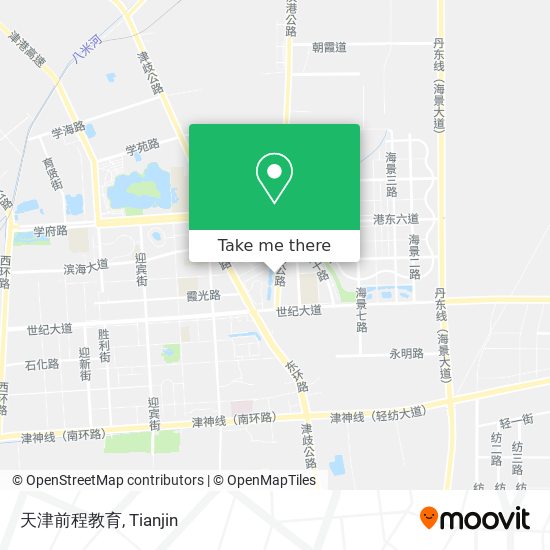 天津前程教育 map