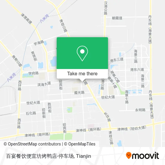 百宴餐饮便宜坊烤鸭店-停车场 map