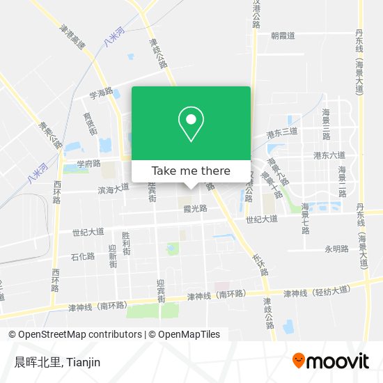 晨晖北里 map