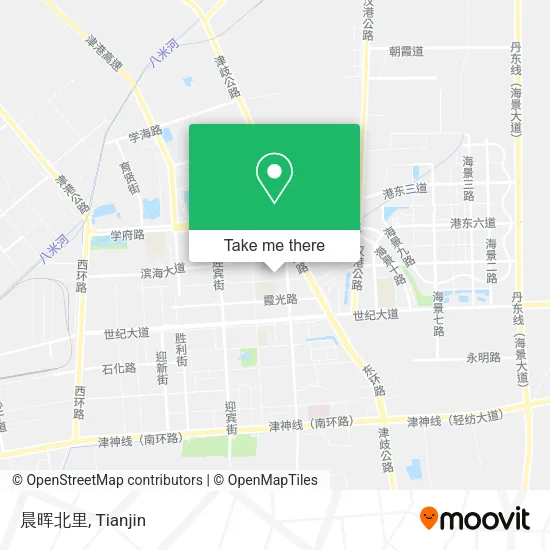 晨晖北里 map
