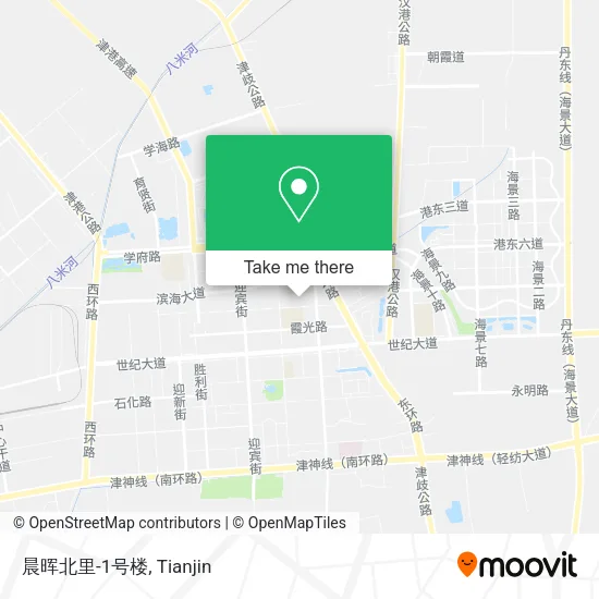 晨晖北里-1号楼 map