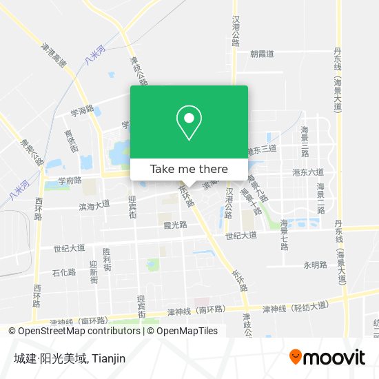 城建·阳光美域 map