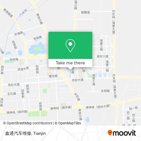 鑫通汽车维修 map