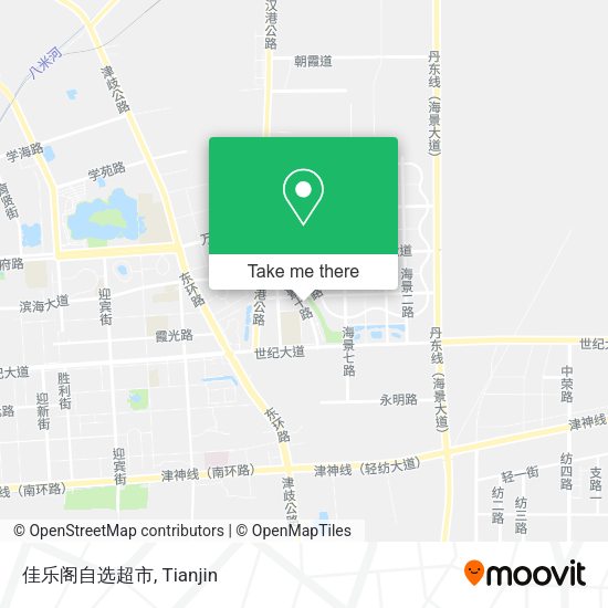 佳乐阁自选超市 map