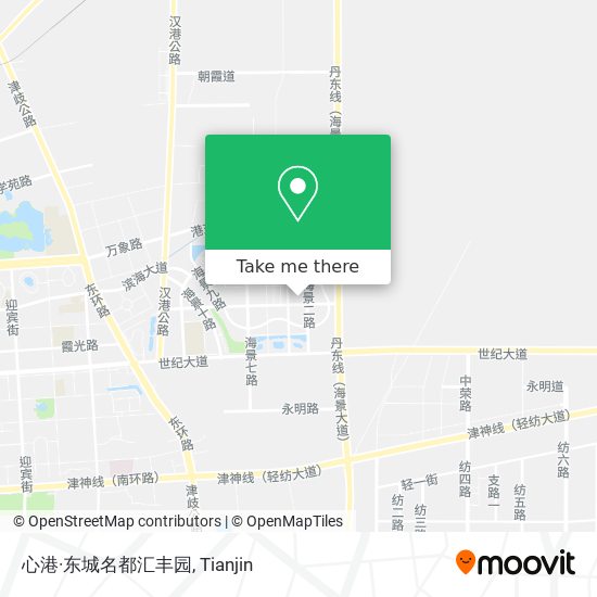 心港·东城名都汇丰园 map