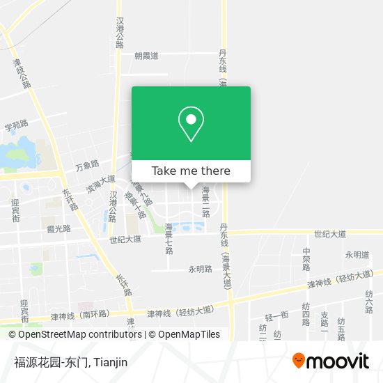 福源花园-东门 map