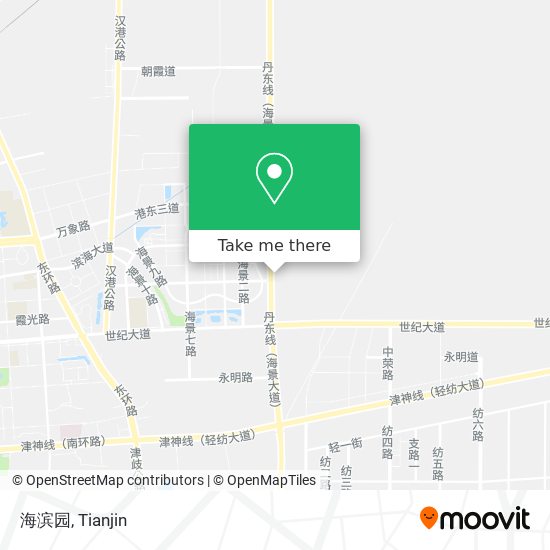 海滨园 map