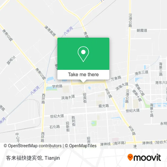 客来福快捷宾馆 map