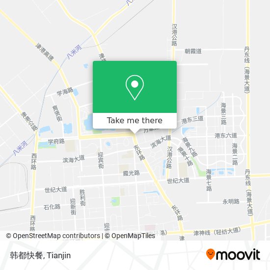 韩都快餐 map