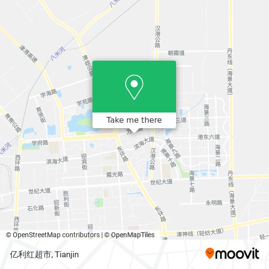 亿利红超市 map
