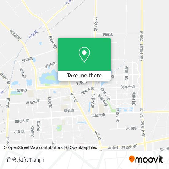 香湾水疗 map