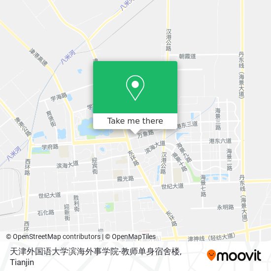 天津外国语大学滨海外事学院-教师单身宿舍楼 map