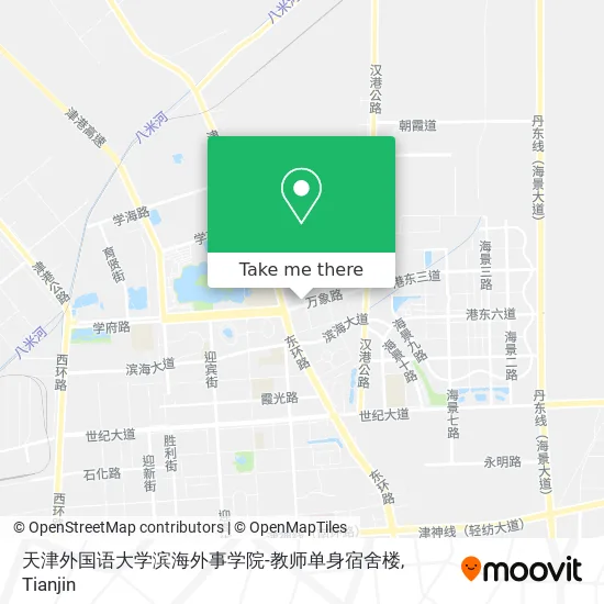 天津外国语大学滨海外事学院-教师单身宿舍楼 map
