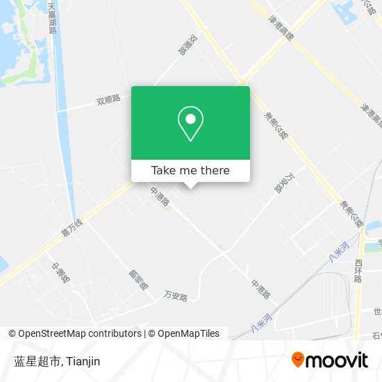 蓝星超市 map