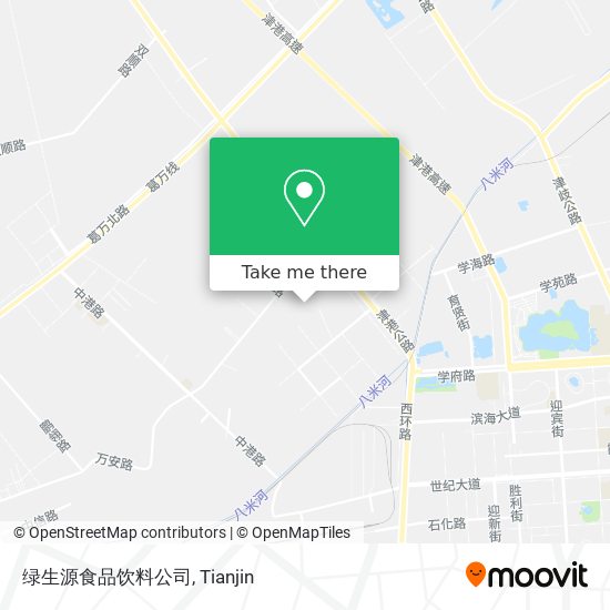 绿生源食品饮料公司 map