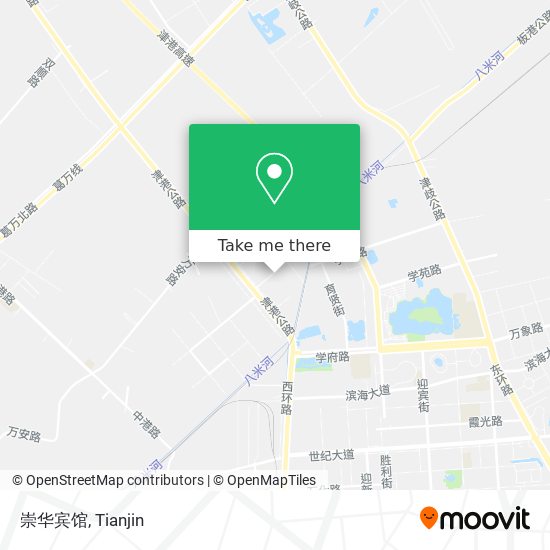 崇华宾馆 map