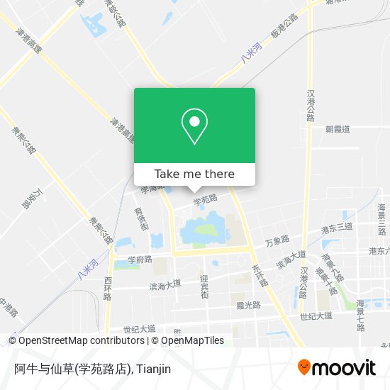 阿牛与仙草(学苑路店) map