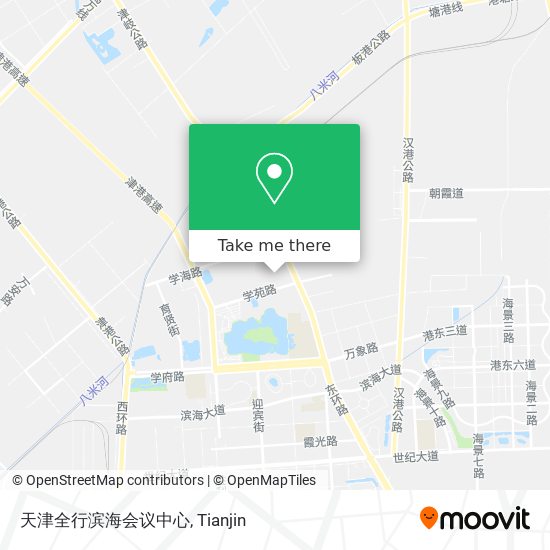 天津全行滨海会议中心 map