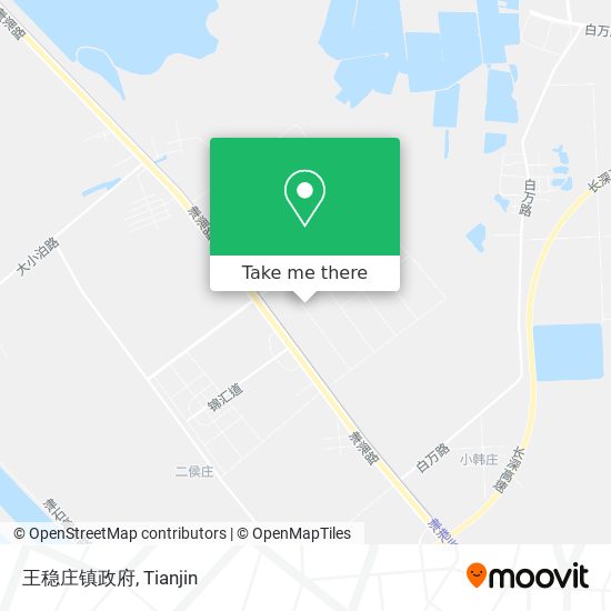 王稳庄镇政府 map