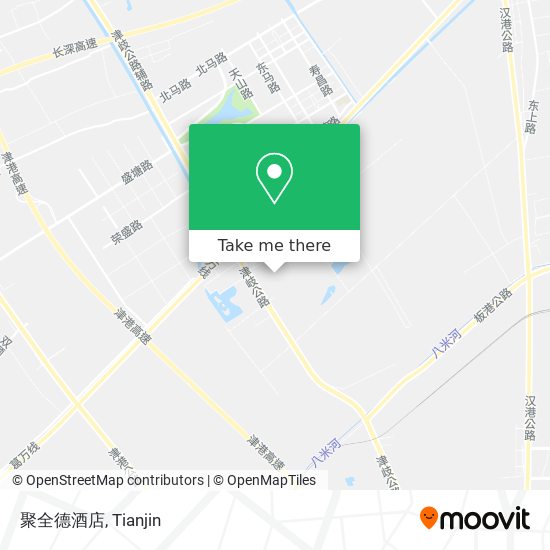 聚全德酒店 map