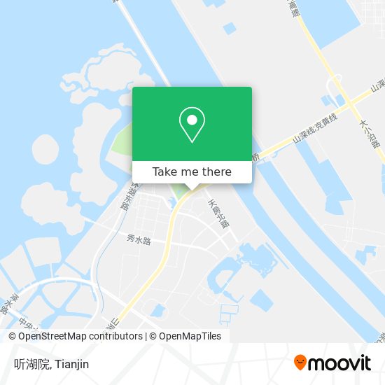 听湖院 map